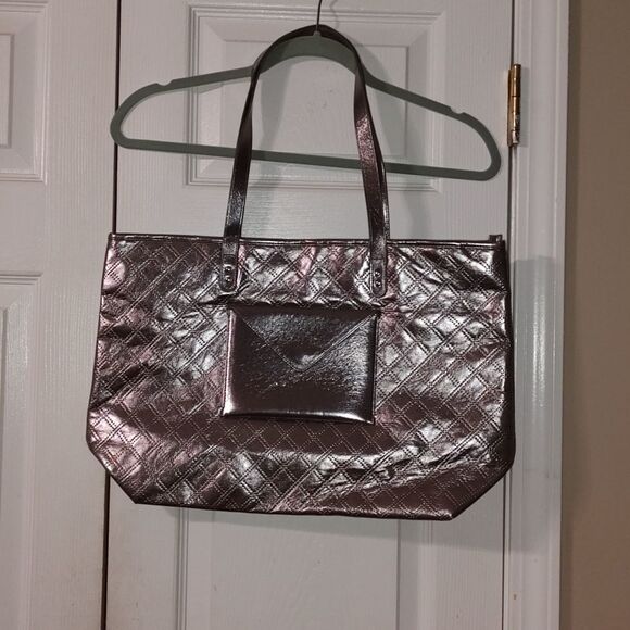 Dark Silver Bath and Body Works Large Tote Bag - Picture 1 of 6